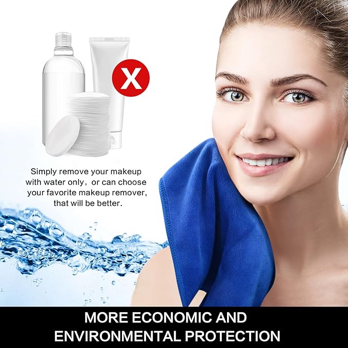 SINLAND Microfiber Facial Cloths Fast Drying Washcloth 12inch x 12inch