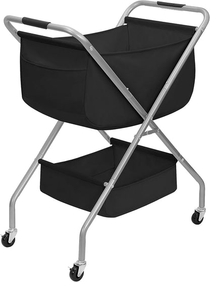 STORAGE MANIAC Collapsible Laundry Cart