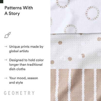 GEOMETRY Dishcloth – Evergreen Collection – Quick-Dry, Ultra-Absorbent