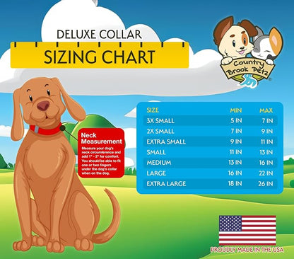 Country Brook Petz - Deluxe Fabulous Lattice Collar and Leash Limited Edition - Plaid and Argyle Collection Featuring Charming Designs (5/8 Inch, Small)