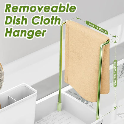 Ewaiira Stainless Steel Sink Caddy, Sponge Holder