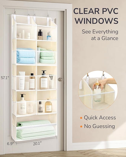 ULG Over the Door Organizer, 5-Tier Extra Large Hanging Storage