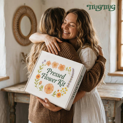 TTUGTTUG Flower Press Kit with Frames for Adults, 11" x 11" Large Wooden 10-Layer Press for DIY Floral Art, Wedding Flower Drying, Great Gift for DIY Flowers Lovers