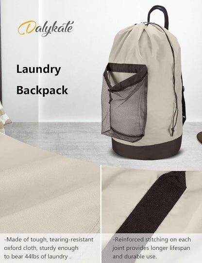 Dalykate Backpack Laundry Bag, 115L Large Hamper