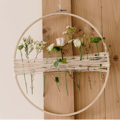 Caydo 3 Pieces 14/16/18Inch Large Round Embroidery Hoops Kit, Cross Stitch Hoop Ring for Art Craft Handy Sewing, Wedding Wreath, Dream Catch, and Wall Hanging Decoration