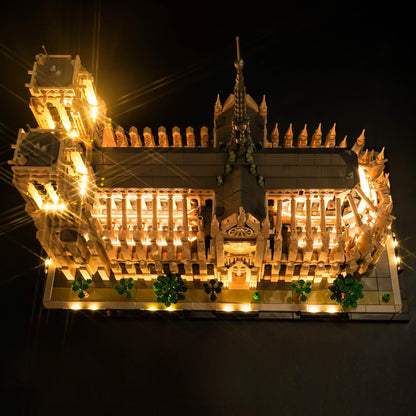 LocoLee Light Kit Compatible with Lego Notre Dame Cathedral Architecture 21061, Creative Lighting Set Accessories Compatible with Lego Paris Notre Dame 21061, No Models Only Light (Standard Version)