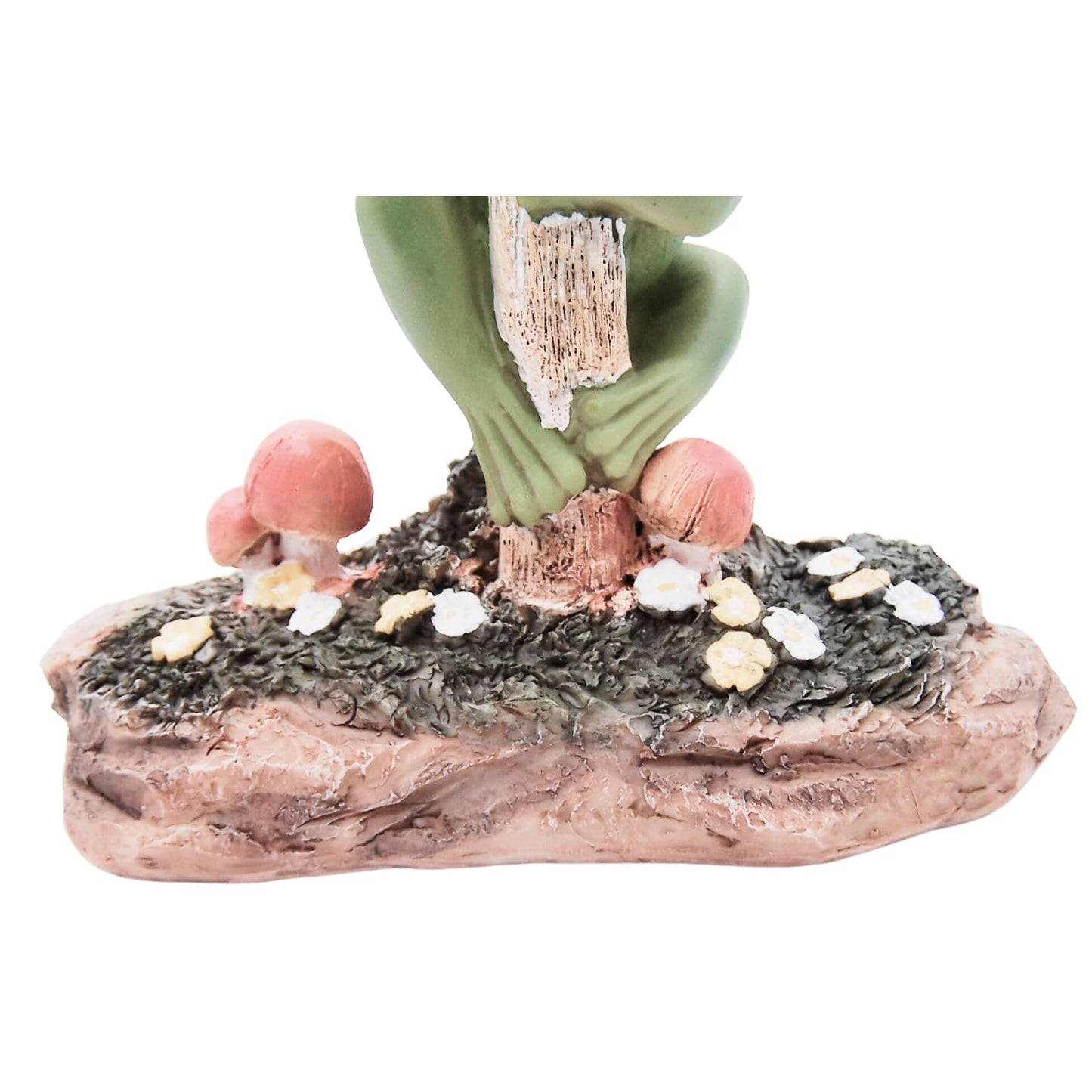 Wowser Whimsical Frog Welcome Garden Statue, Outdoor Decor, 12.75 Inches