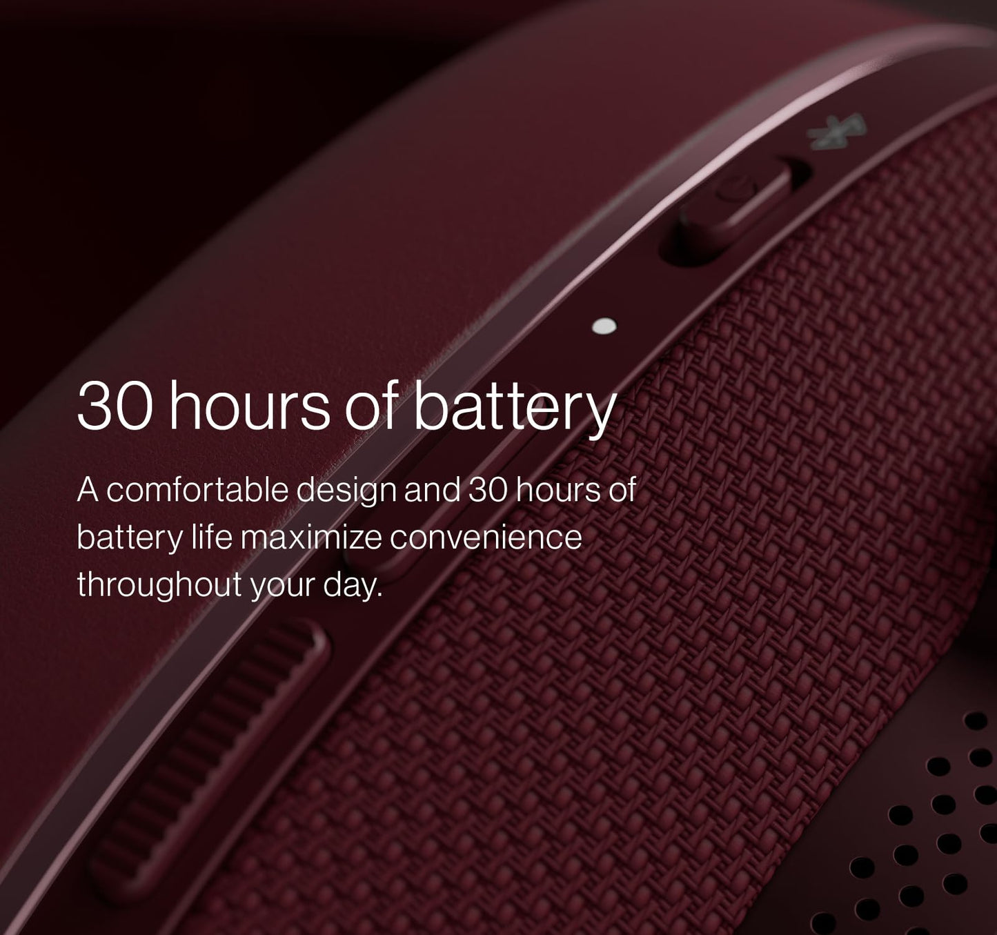 Bowers & Wilkins Limited Edition Px7 S2e Over-Ear Headphones, Bluetooth Headphones Over Ear with Enhanced Noise Cancellation, Transparency Mode, Crystal-Clear Calls, 30-Hour Battery Life, Ruby Red