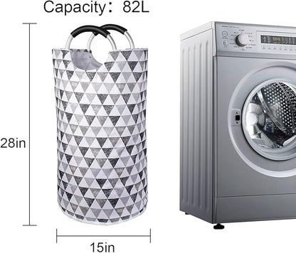 Dalykate Large Laundry Basket 82L Collapsible Oxford Fabric Laundry Hamper