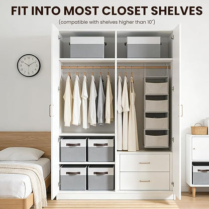 Criusia Closet Organizers and Storage Baskets