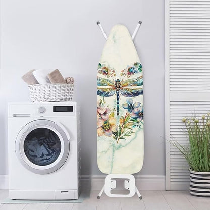 Dragonfly Ironing Board Cover Standard Size 15 x 54 Stain Resistant Fasteners
