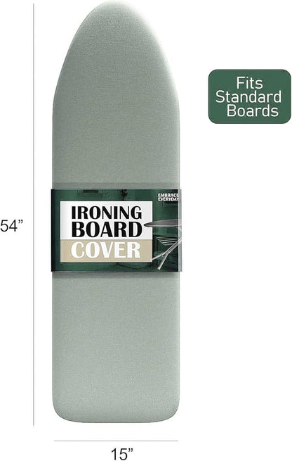 Hearth & Harbor Ironing Board Cover and Pad 15x54 Full Size, Thick Heavy Duty