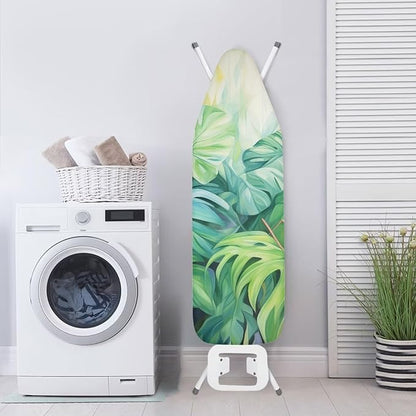 ZDCUSTOM Tropical Green Palm Ironing Board Cover and Pad