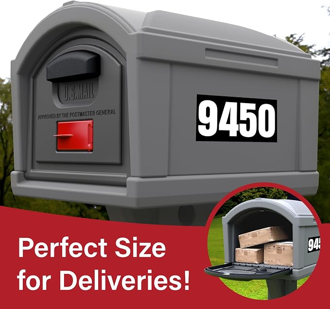 Simplay3 USPS T4 Extra Large Capacity XL Mailbox and Post Cover with Durable Double-Wall Construction, Weather-Resistant Design, Steel Gray, Made in the USA