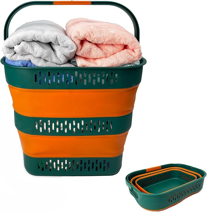 SAMMART 38L Collapsible Laundry Basket