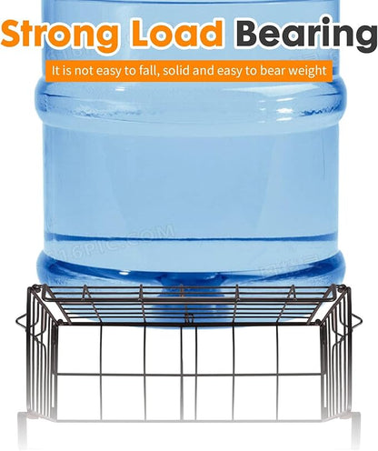 Hanging Under Shelf Storage Basket, 2 Pack Foldable Under Cabinet Metal Desk