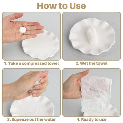 100 Compressed Towel Tablets