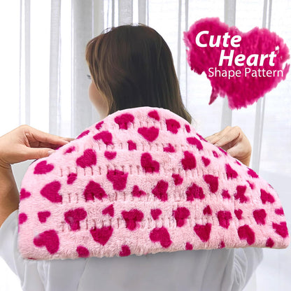 ZXU Heating Pad for Back Pain Relief, Ultra Soft Sherpa Heating Pad for Cramps Relief with 12 Heat Setting, Moist Heat Option, and Auto Shut Off Function Hot Heated Pad (Pink,Heart Pattern)