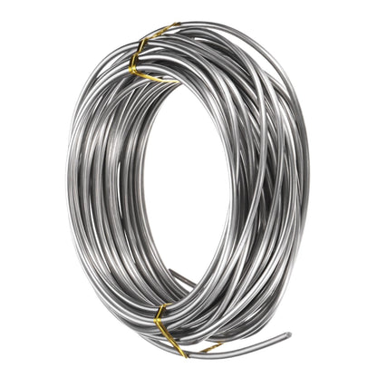 M METERXITY 10 Gauge Stainless Steel Craft Wire, 2.5mm 32.8 ft Bendable Floral Snare Wire for Jewelry Making/Sculpting/Armature Crafting/Floral Bonsai/DIY Crafts