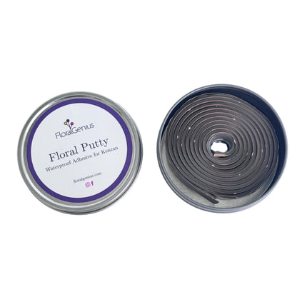 FLORALGENIUS Waterproof Floral Putty – 5 ft Roll | Floral Clay Alternative for Securing Flower Frogs, Kenzans & Arrangements | Strong Hold Floral Design Putty/Floral Stick