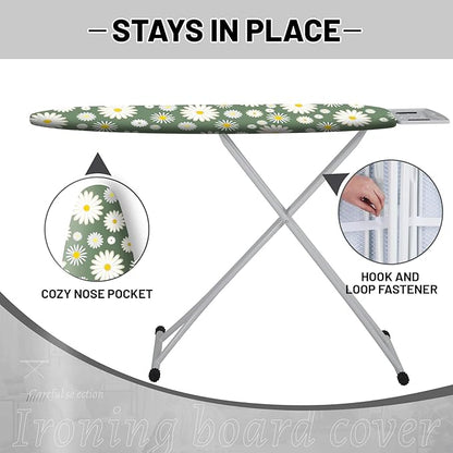 Extra Thick Ironing Board Cover and Pad, 15x54 Ironing Board Cover, Resist