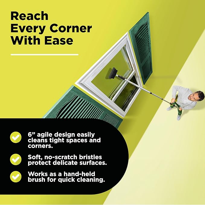 DOCA Scrub Brush Attachment for Long Handle Extension Pole