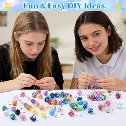 Wurosi 240 Pcs Focal Beads for Pens, Included 40 Pcs 20 mm Acrylic Beads 200 Pcs 8mm Spacer Bead, Chunky Pen Beads for Beadable Pens Bracelets Keychain Crafts