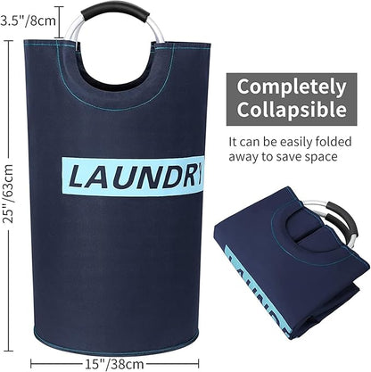 ZERO JET LAG 82L Large Laundry Basket Collapsible Fabric Hamper Tall Foldable