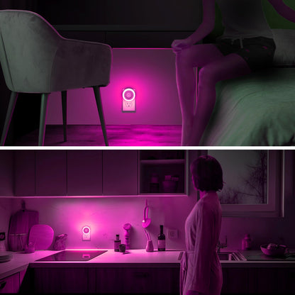 Briignite Motion Sensor Night Light, 4 Pack, Night Lights Plug into Wall, Auto On/Off Motion Activation Nightlight, Energy-Saving 0.6W LED, Daylight White, Ideal for Kids, Bedroom, Bathroom