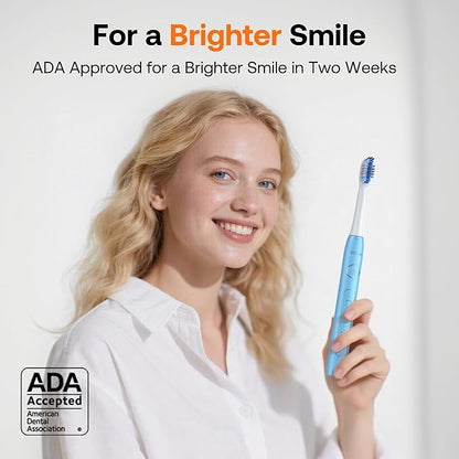 Bitvae ADA Accepted Electric Toothbrush, Travel Toothbrush Rechargeable