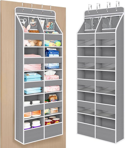 Univivi 6-Shelf Over Door Hanging Organizer Fabric Door Organizer