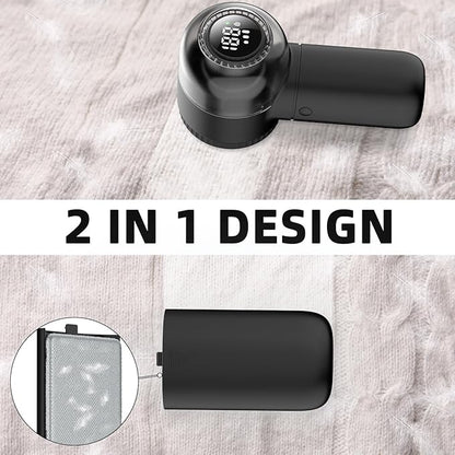 Fabric Shaver Electric Lint Remover Rechargeable Sweater Shaver Dual Protection