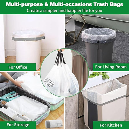 ALLCLEAN Small Trash Bags 4 Gallon