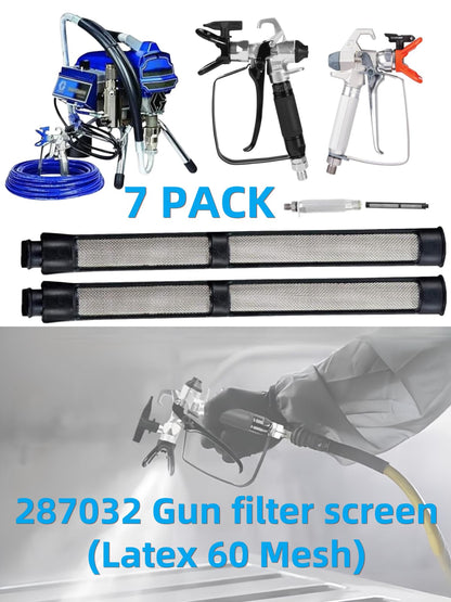 (5+7+7) Airless Spray Filter Set 246385 246384 287032 Compatible with Graco 390 395 490 495 495 595 3400 Airless Sprayer Paint Sprayer Parts,3 Kinds for graco Sprayer Filters and Gun Filter