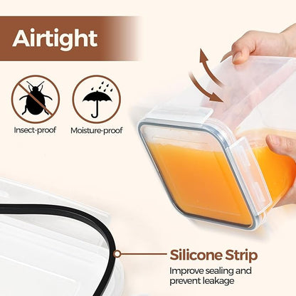 ComSaf Brown Sugar Container Set of 2, Airtight Food Storage Containers