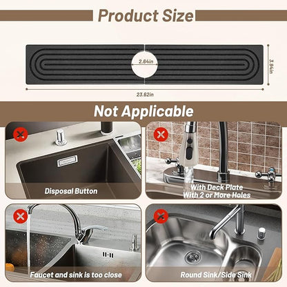 Faucet Mat for Kitchen Sink