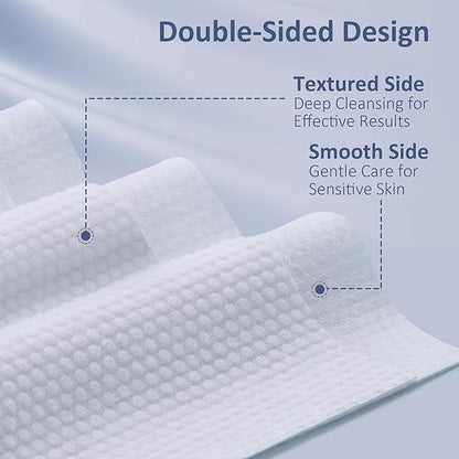 Ourmed Life Face Towels, Disposable Biodegradable Clean Facial Towels