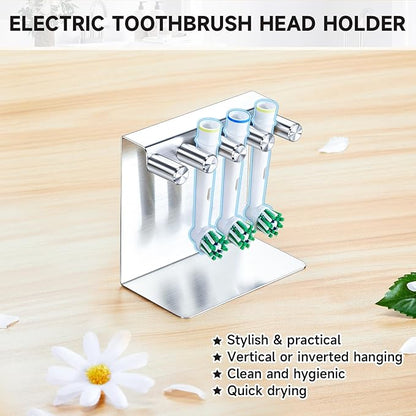 Electric Toothbrush Head Holder, Electric Tooth Brush Holder Desktop or Adhesive