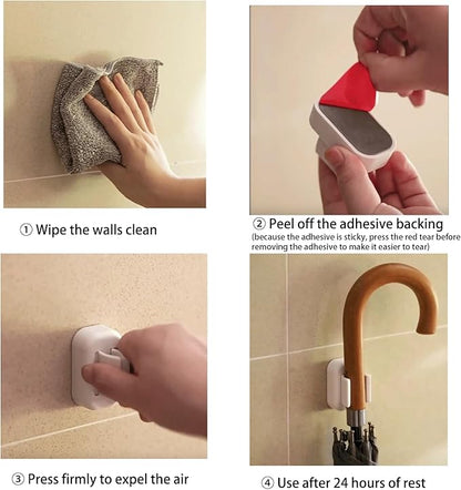 4PCS Toothbrush Holder Wall Mounted, Electric Toothbrush Holder Wall Mounted