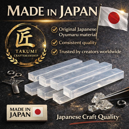 Polaris Poodle Oyumaru Clear Reusable Thermoplastic Mold Material – Clear Instant Mold for DIY Casting, Miniatures, Jewelry & Craft Duplication (8 Pack)
