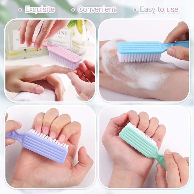 Patelai 15 Pieces Nail Brush Handle Grip