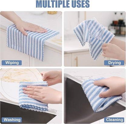 Homaxy 18 Pack Kitchen Dish Cloths, Ultra Soft and Absorbent Dish Towels