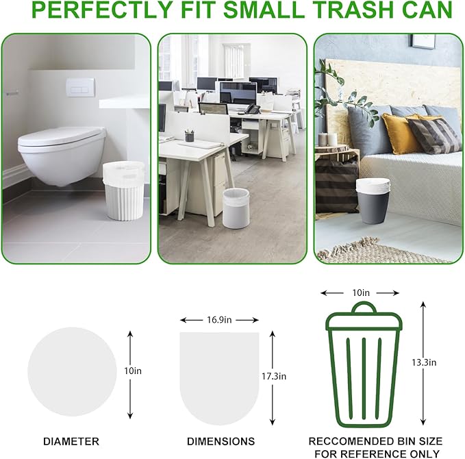 Compostable 2 Gallon Garbage Bags