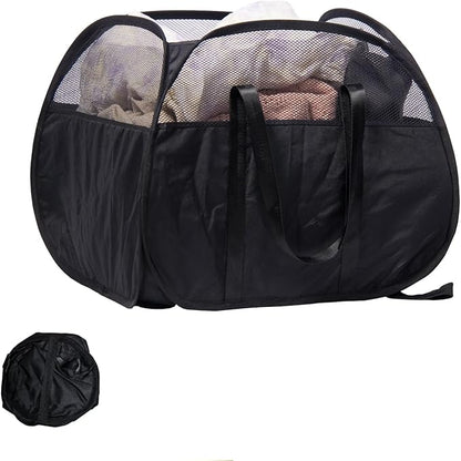 Collapsible Laundry Basket, 90L Foldable Pop Up Laundry Hamper