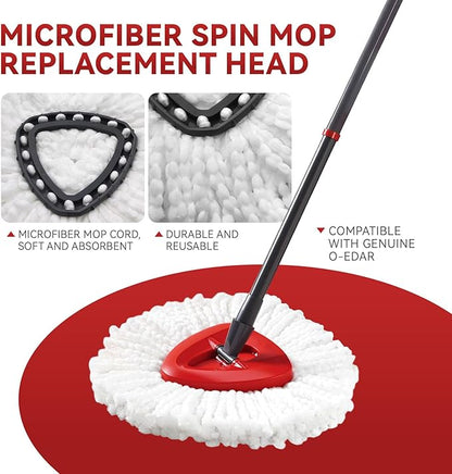 4 Pack Mop Heads Replacements, EasyWring Mop Head Refills