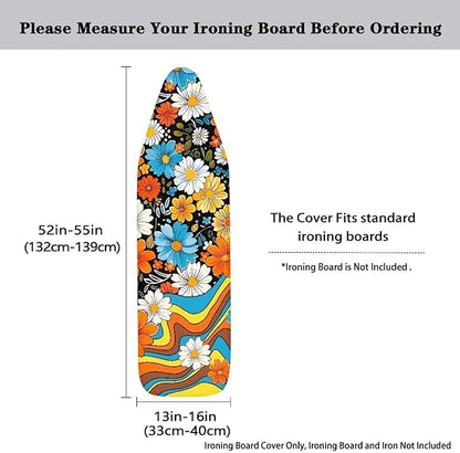 Hippie Floral Ironing Board Cover