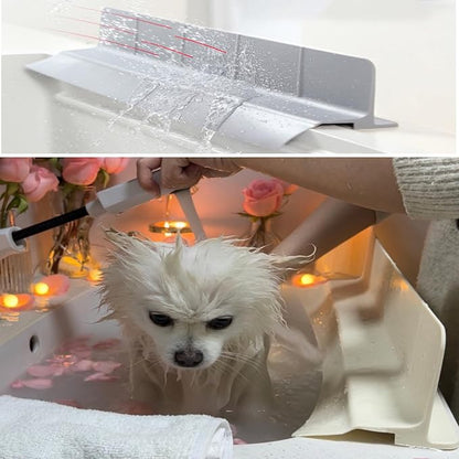 Sink Splash Guard | Tall Wall Splatter Screen | Keeps Clothes & Countertops Dry