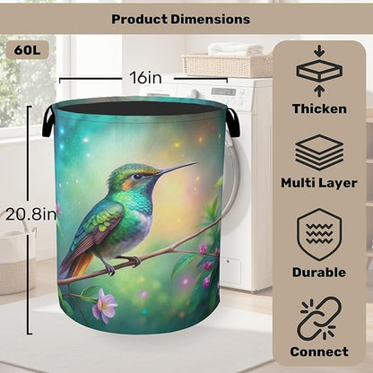 Hummingbird Laundry Basket