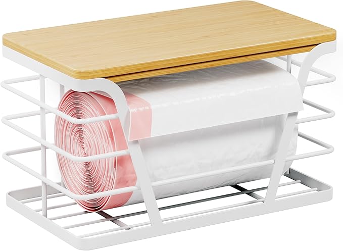 Small Grocery Bag Holder, Trash Bag Dispenser