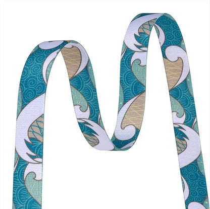 MarukoPet Dog Collar, Adjustable for Small Medium Large Dogs Puppy, Cute Design with Bohemia Floral Tribal Geometric Patterns Boys Girls Dog Collar(Sea Wave-S)